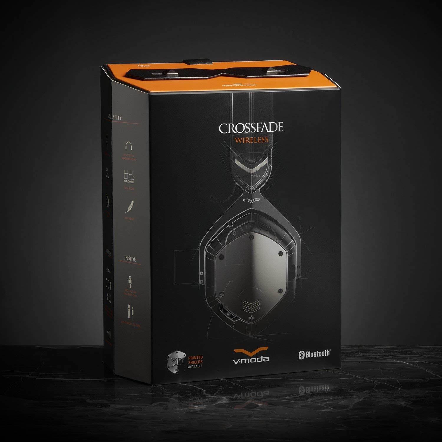 V-MODA Crossfade Bluetooth Headphones (Phantom Chrome)