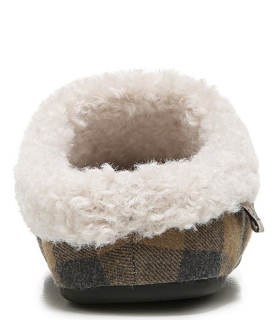 Zodiac Paloma Plaid Faux Shearling Lined Slippers