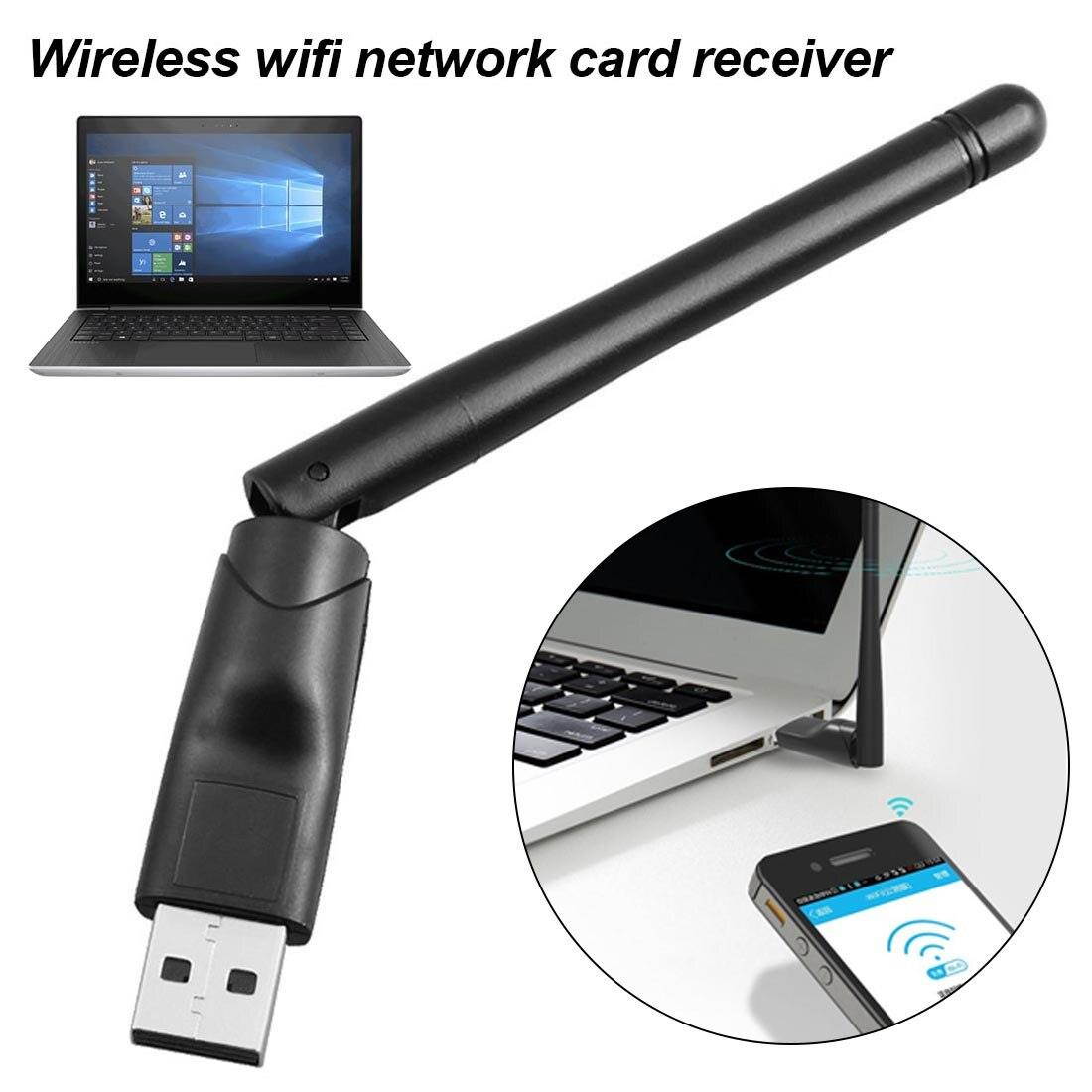 150Mbps Wireless USB WiFi Adapter 2.4GHz WLAN Network Card USB WiFi Receiver 2DB Wifi Antenna for Windows 2000 XP MAC system