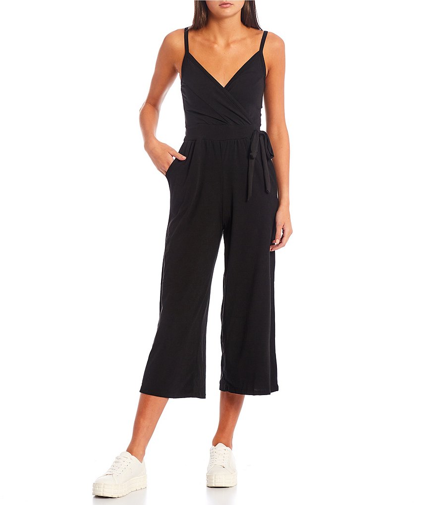 Coco + Jaimeson Strapless Elastic-Waist Laser-Cut Embroidered Knit Jumpsuit