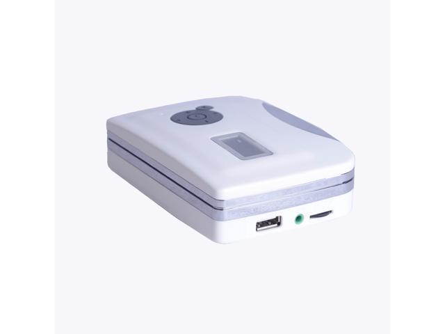 New Portable USB Cassette Tape to MP3 Converter Capture audio Music Player (White)