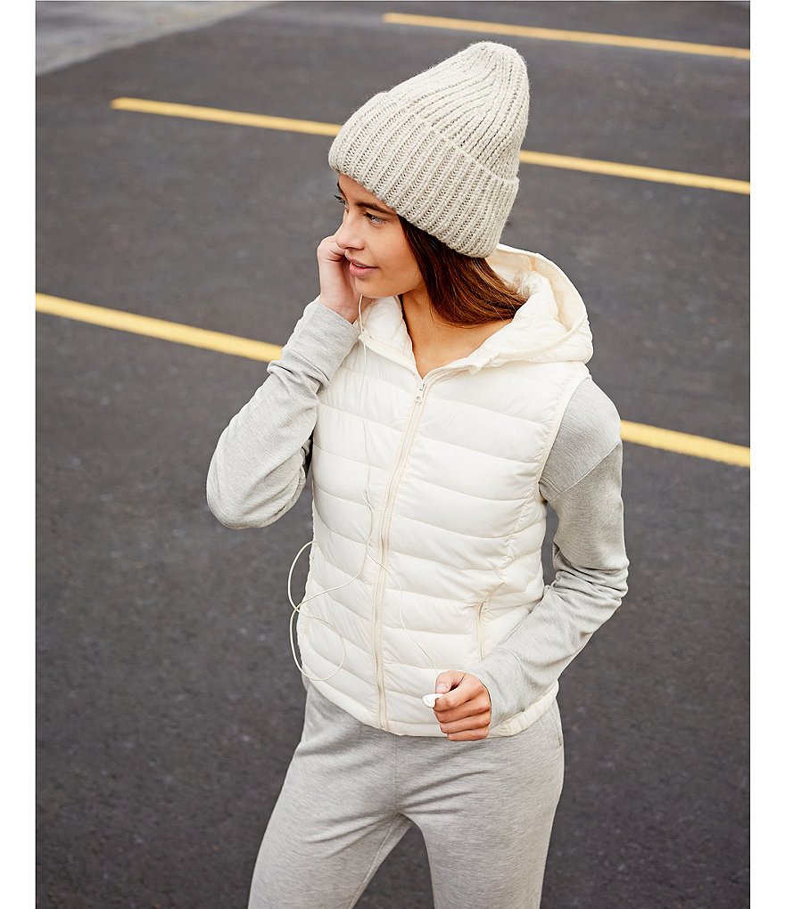 Coco + Jaimeson Coordinating Off-The-Shoulder French Terry Top