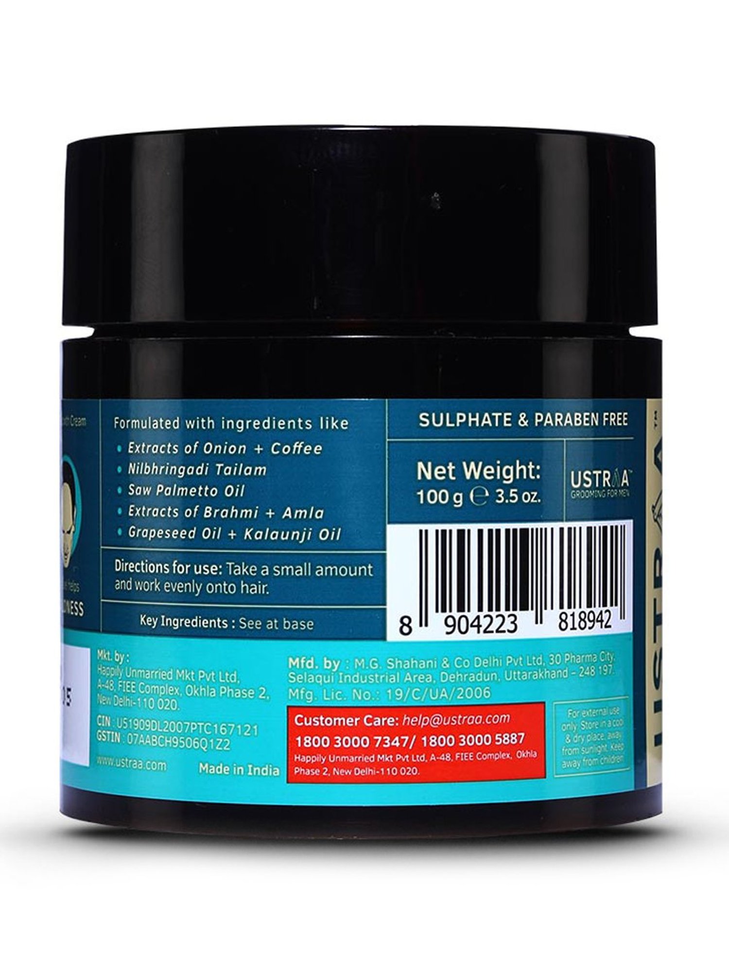 Ustraa Hair Growth Cream - 100 gm