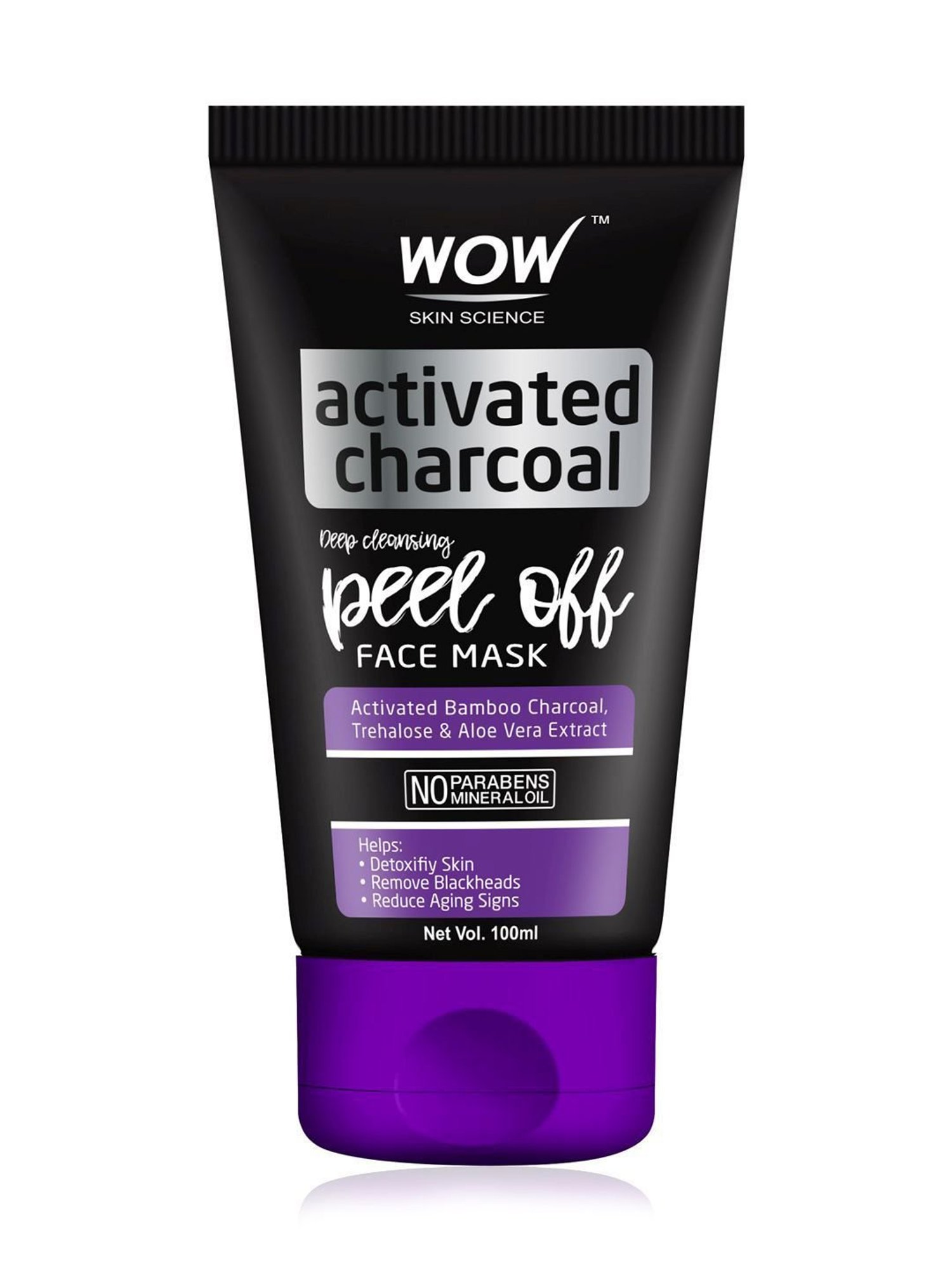 Wow Skin Science Activated Charcoal Face Mask - 100 ml