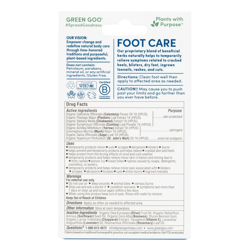 Green Goo Foot Care Salve - 1.82oz