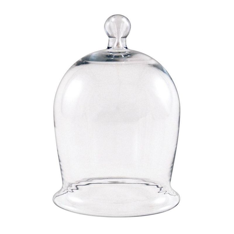 8" Glass Classic Miniature Bell Jar Cloche - ACHLA Designs