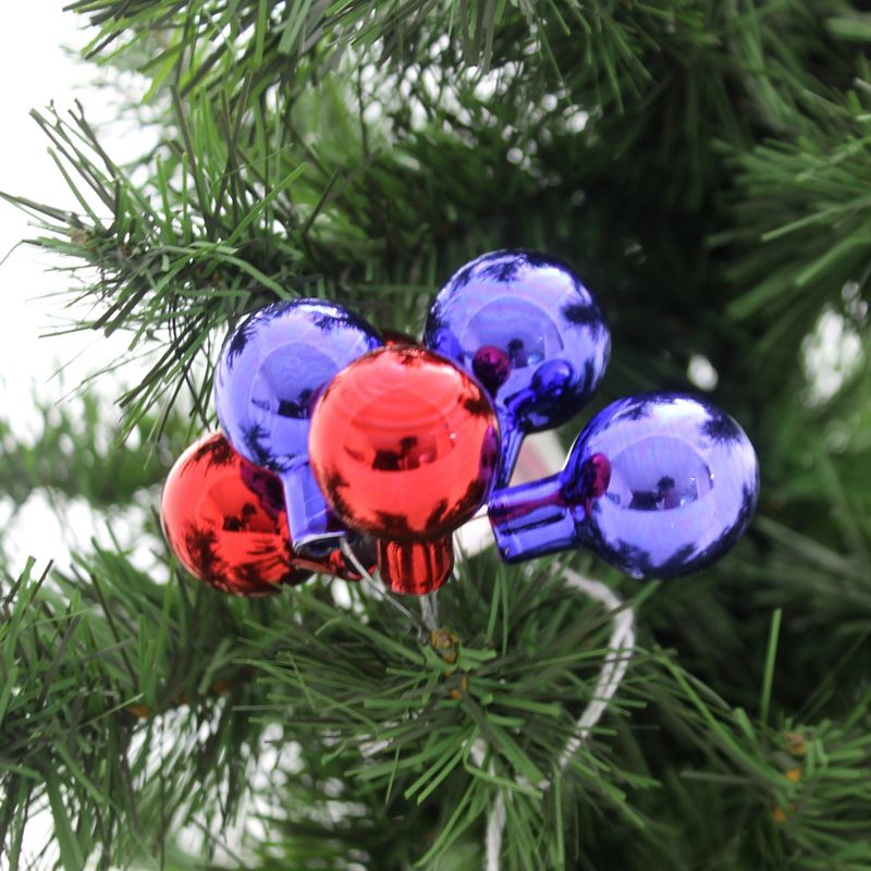 Shiny Brite 1.5" Christmas Confetti Clusters Vintage Vibrant  -  Tree Ornaments