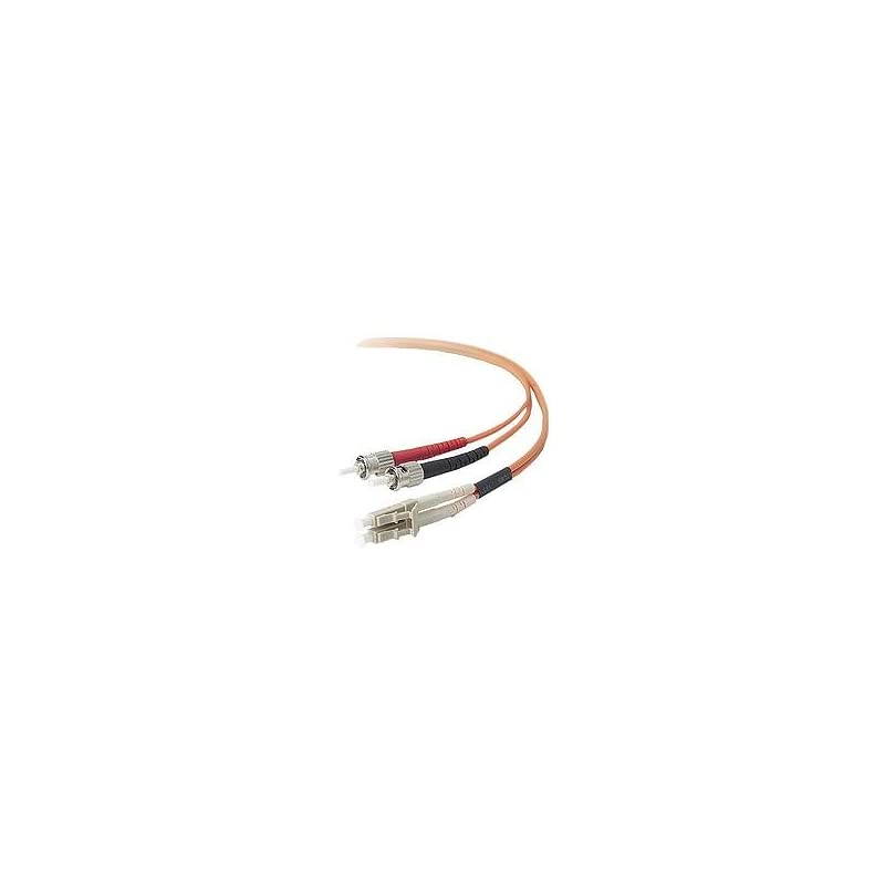 F2F202L001M 1Meter Multimode Duplex STLC Fiber Patch Cable