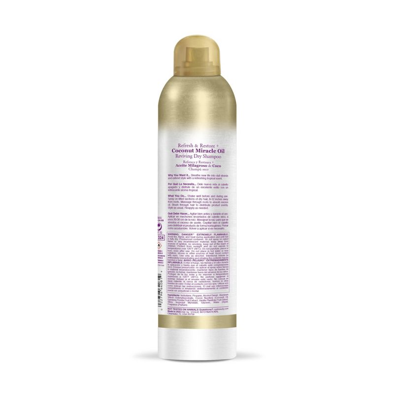 OGX Refresh & Restore + Coconut Miracle Oil Dry Shampoo - 5oz
