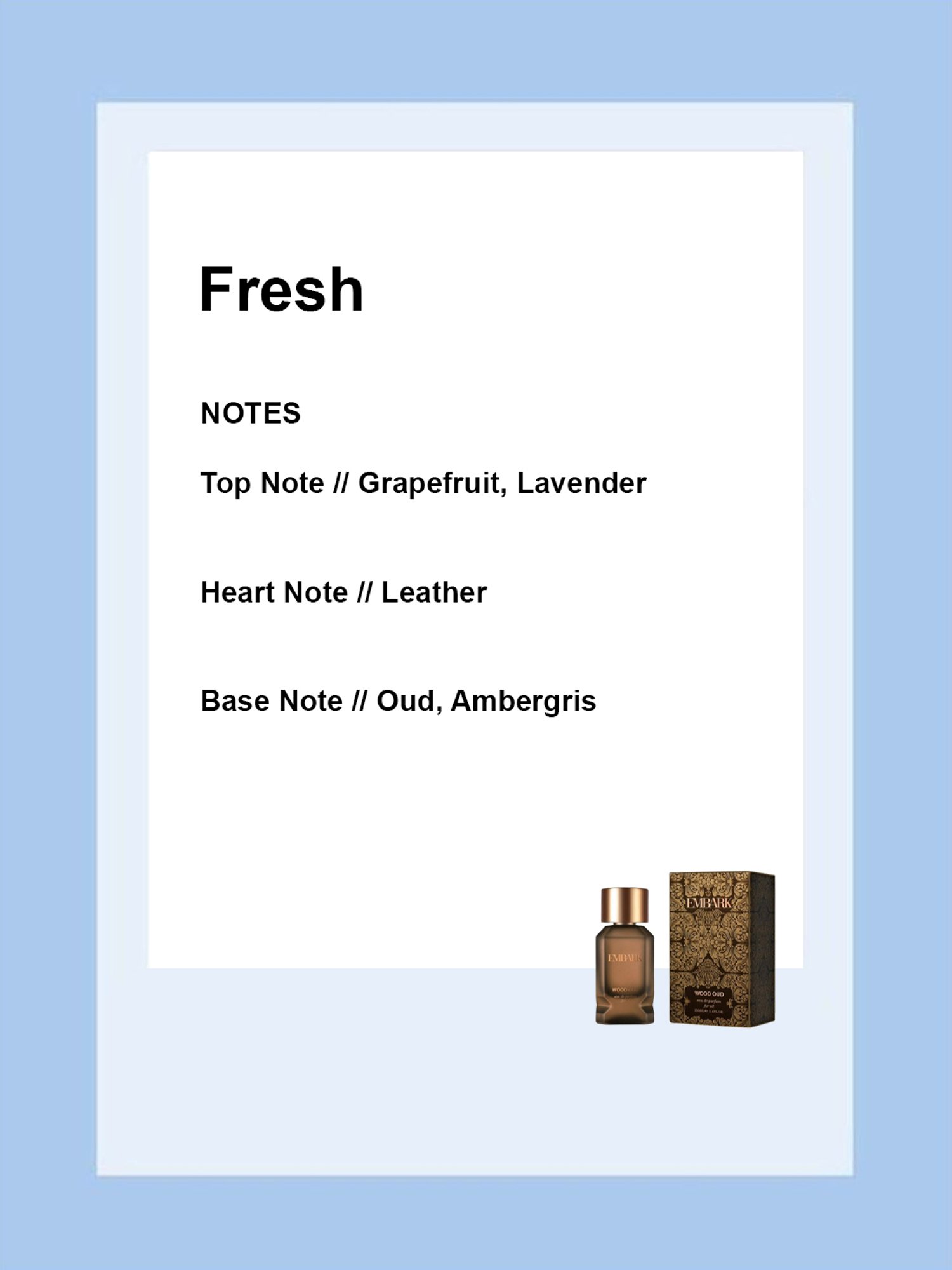 Embark Wood Oud Eau de Parfum - 100 ml