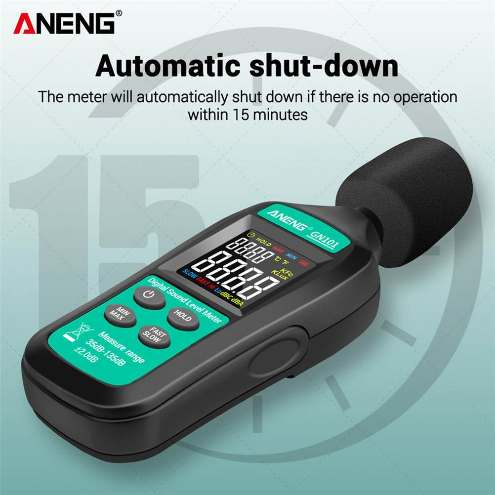 Practical Sound Level Meter Decibel Level Meter Noise Tester (Without Battery)