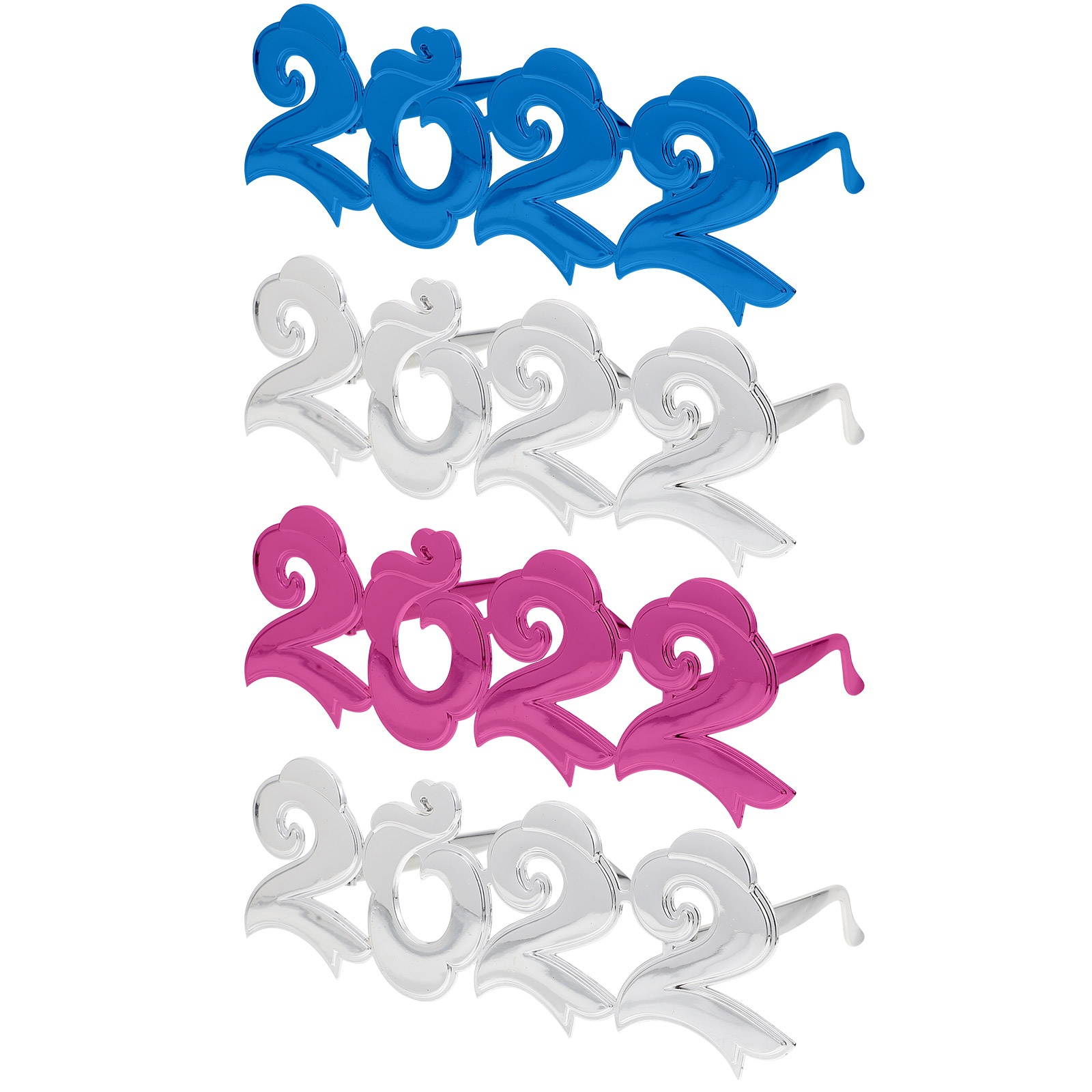 4pcs Lightweight  Practical  Reusable Party Prop Party Ornament for Family  Friends  Co-worker