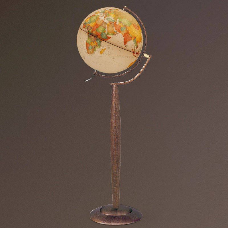 Lyon Antique Full Swivel Classic Floor Globe - Waypoint Geographic
