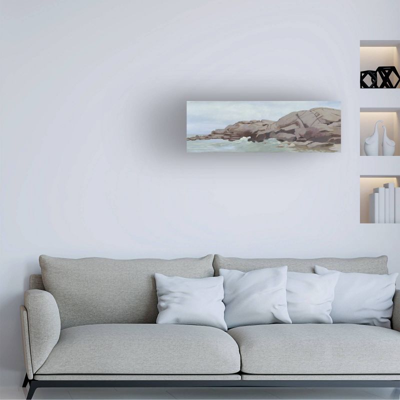 8" x 24" Katherine Lovell 'Warrens Point' Unframed Wall Canvas - Trademark Fine Art