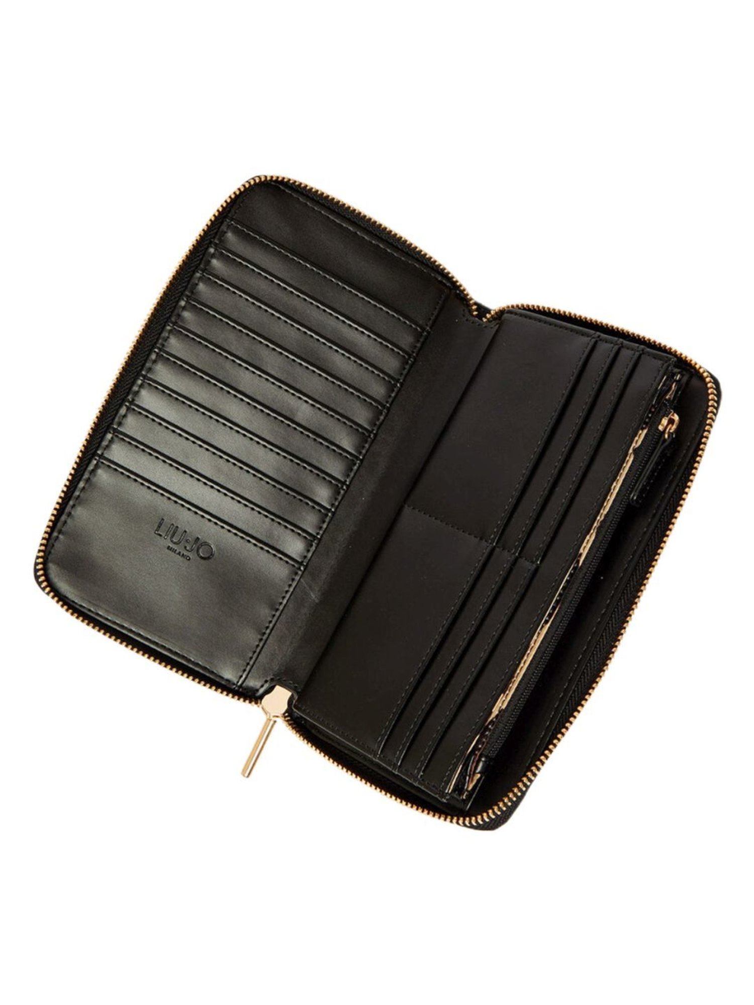LIU JO Black Studs Large Wallet