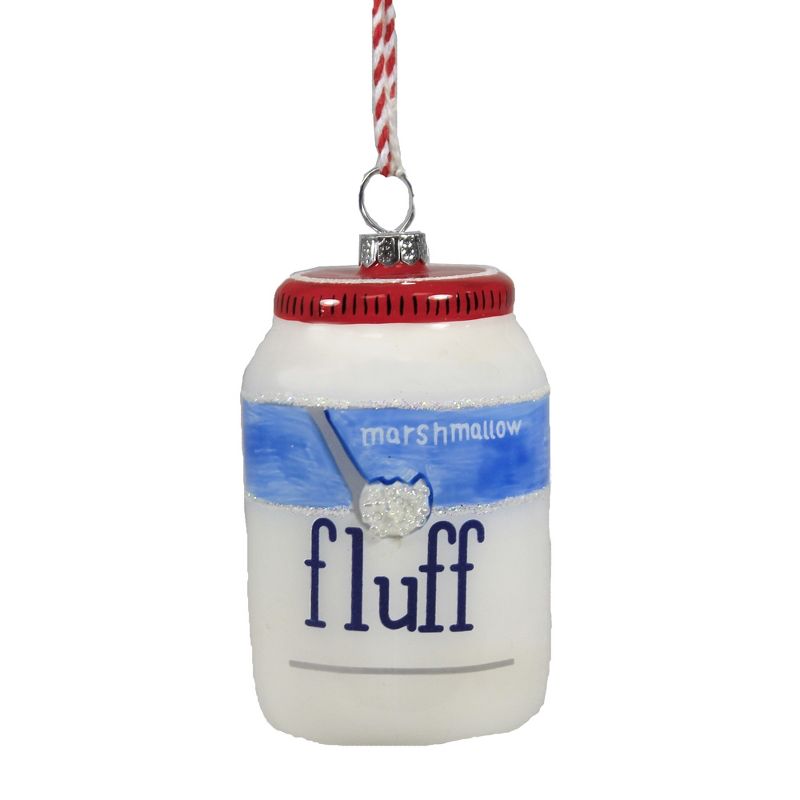 Holiday Ornament 3.25" Marshmallow Fluff Jar Fudge S'mores Whoopie Pie  -  Tree Ornaments