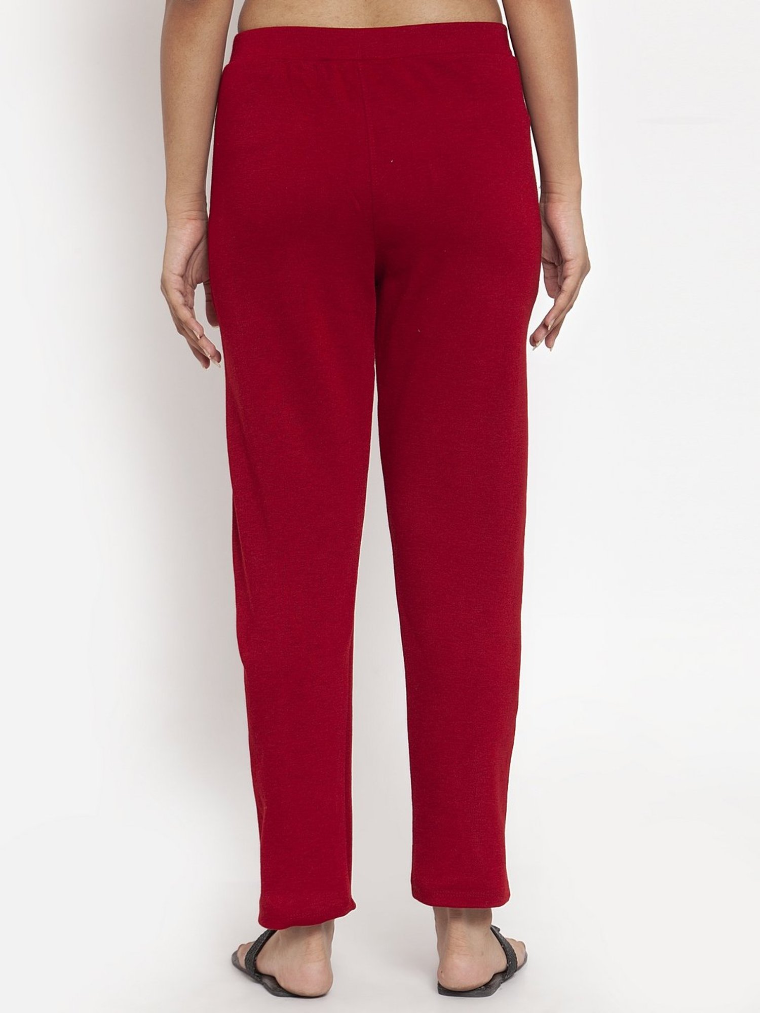 TAG 7 Maroon Regular Fit Pants