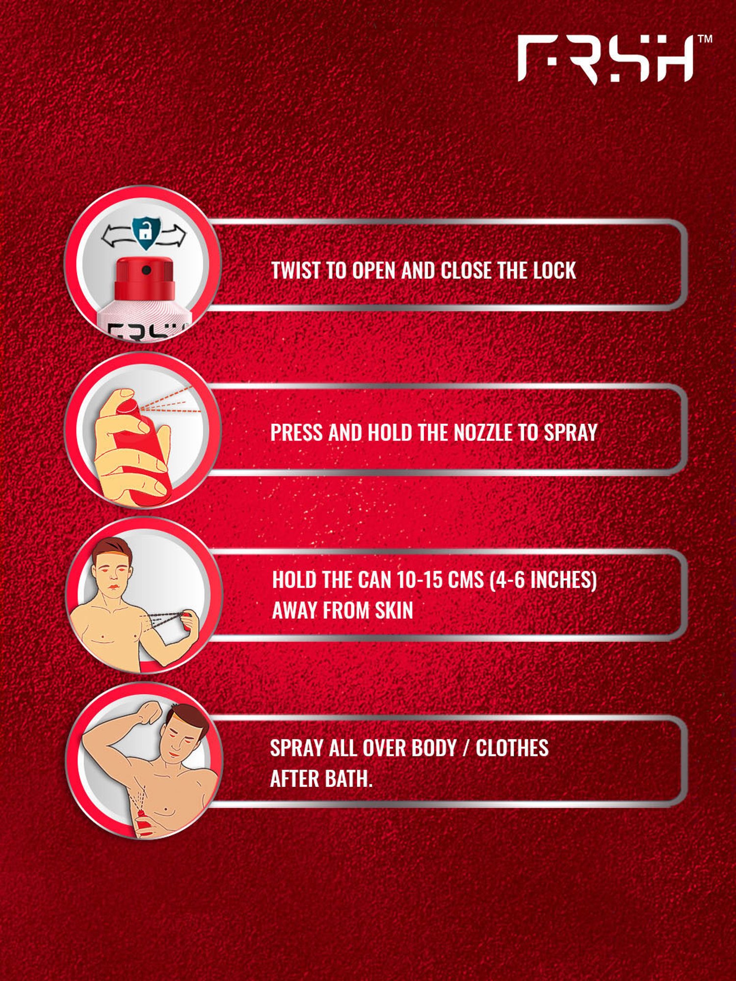 FRSH Dedorant Body Spray Hero - Pack of 2