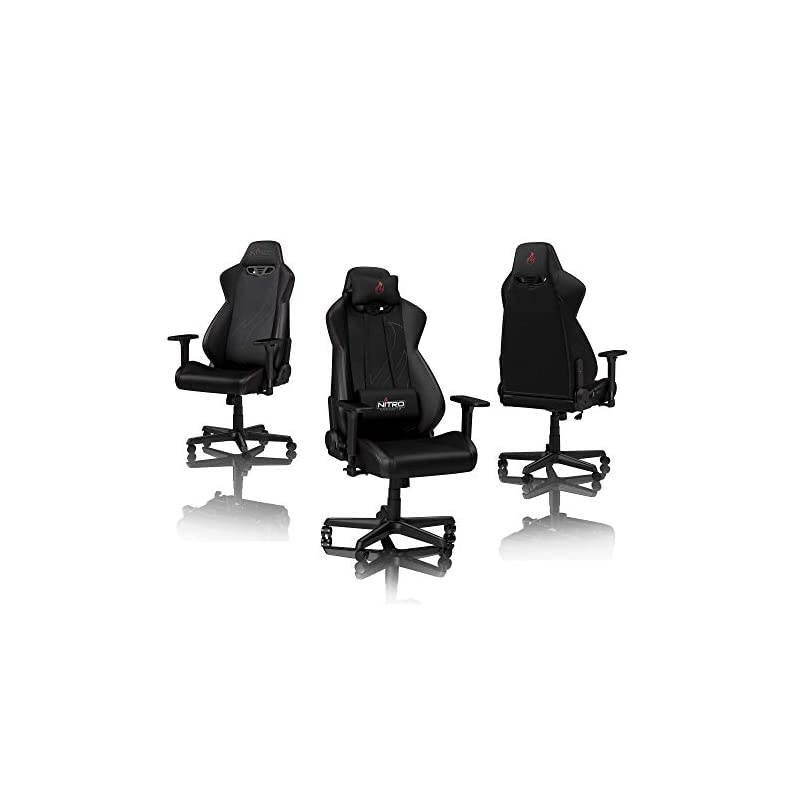 S300 EX Gaming Chair - Carbon Black - Office Chair - Ergonomic - PU Leather - Up to 300 lbs Users - 90&deg; to 135&deg; Reclinable - Adjustable Height & Armrests
