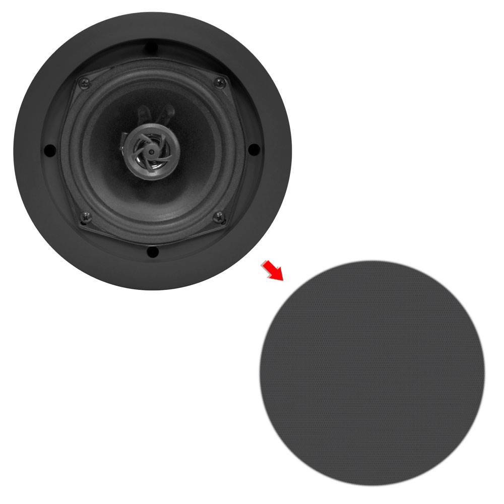 8) NEW Pyle PDIC51RDBK 5.25 Inch 150 Watt Black In-Ceiling Flush Speakers Eight