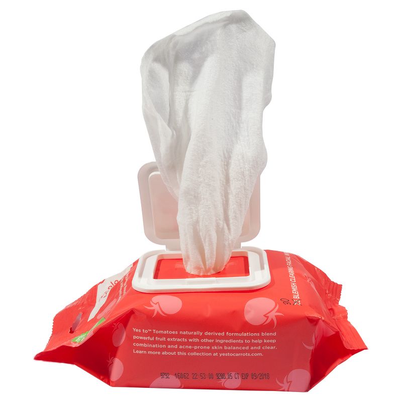 Yes to Tomatoes Blemish Clearing Facial Wipes - 30ct
