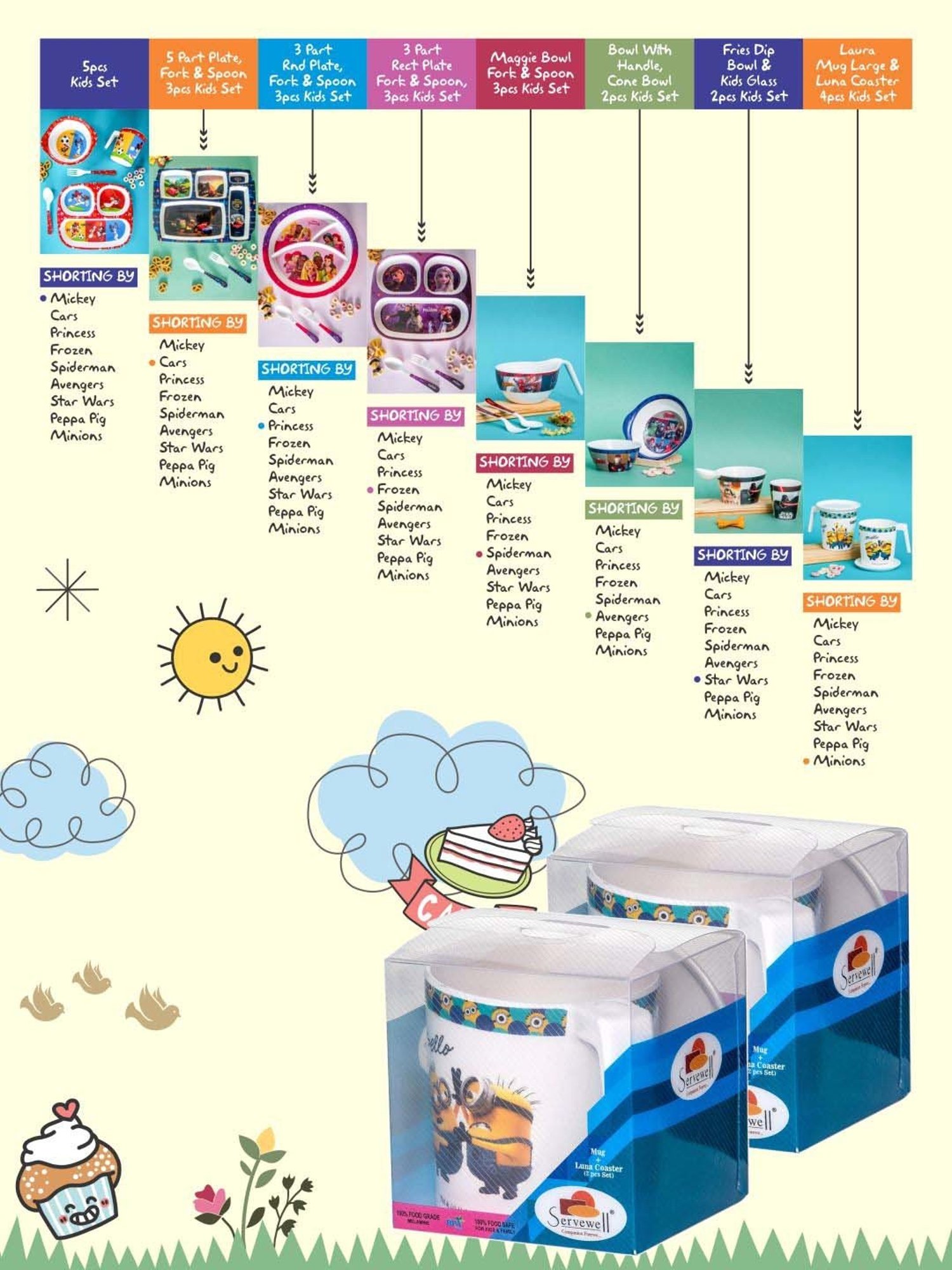 Larah by Borosil White Ceramic Opalware Mug - Set of 6 160ml