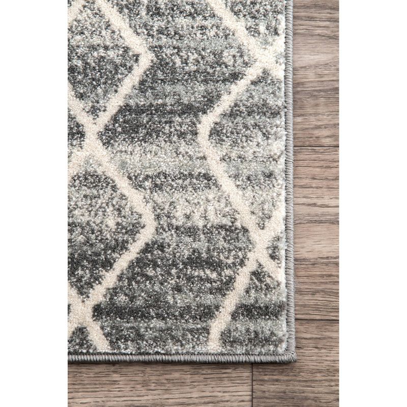 Sterling Gray Solid Loomed Area Rug - (4'x6') - nuLOOM
