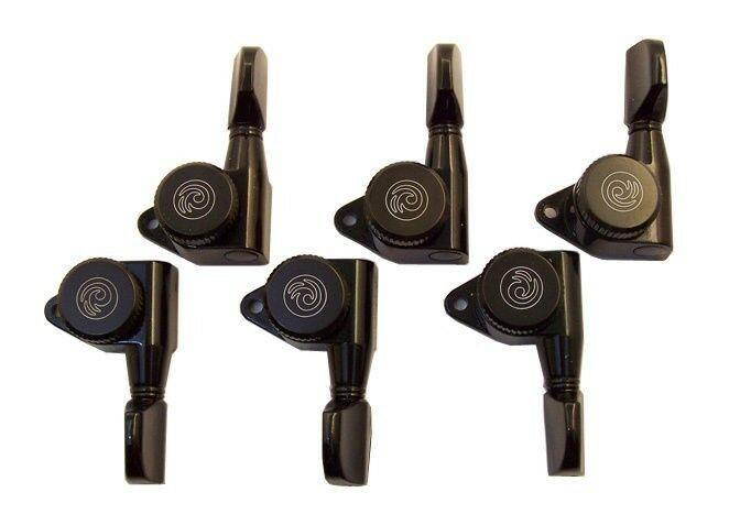 D'Addario Planet Waves Auto-Trim Tuning Machines/3 Per Side Black