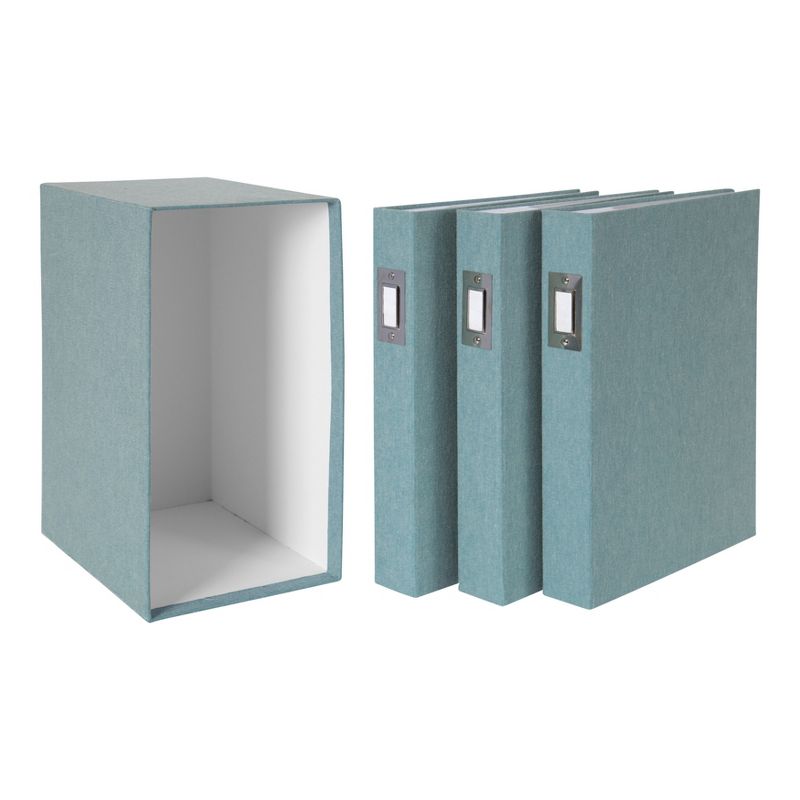 MBI Baby Post Bound Album W/Window 12"X12"-Blue