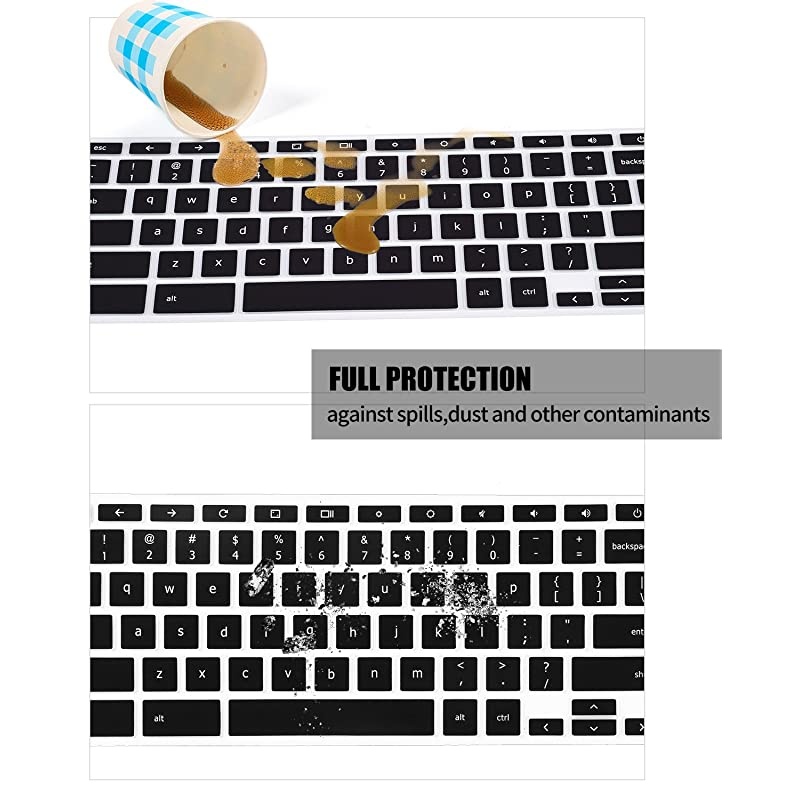 Cover Skin Compatible with Acer Chromebook R 11 CB5 CB3 ,Acer Chromebook Spin 11 CP311, Acer Chromebook R 13 CB5-312T, Acer Chromebook 15 CB3-531 CB5-571 C910,Black