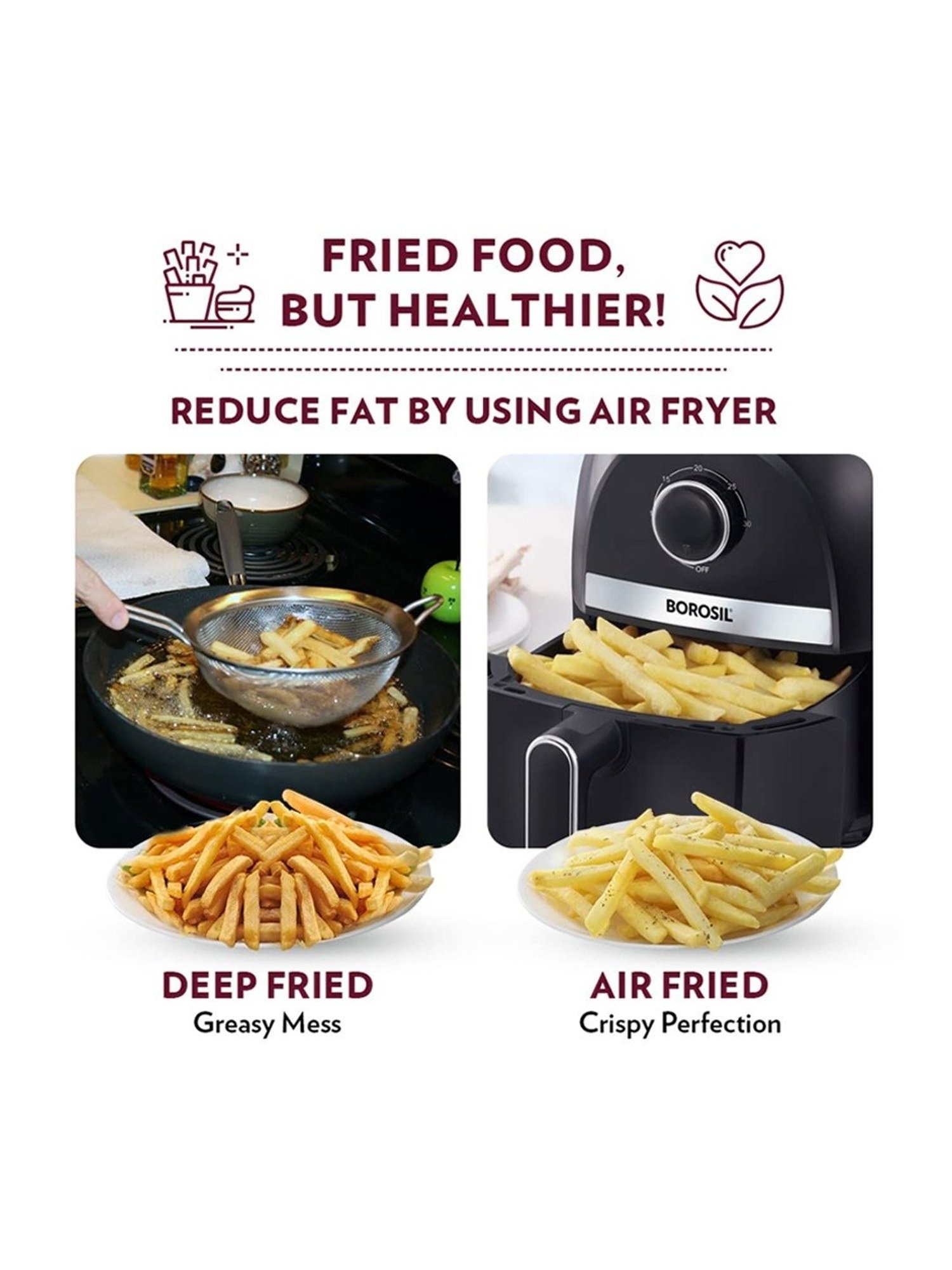 Prestige Nutrifry Black Plastic Electric Digital Touch Airfryer 4.5L