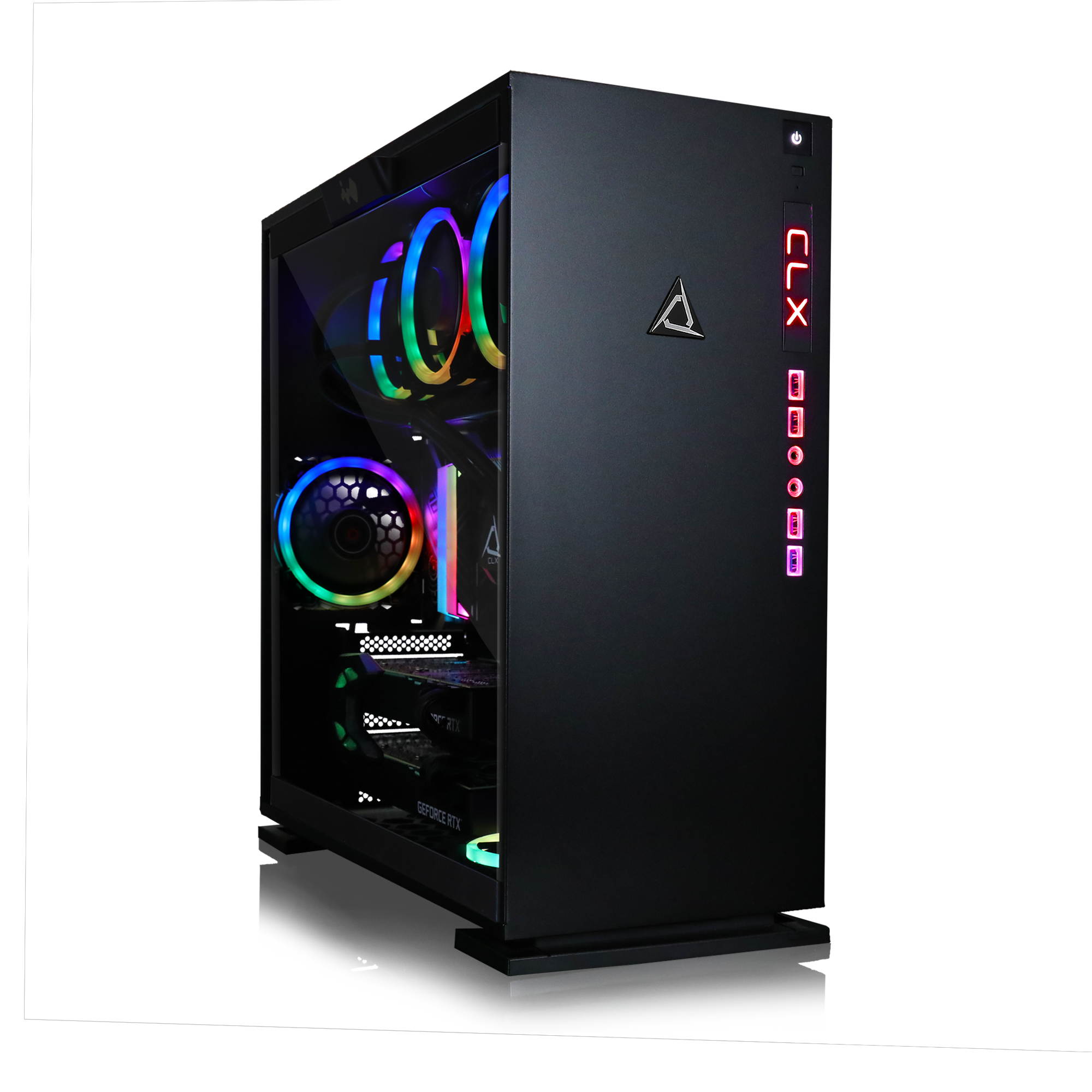 CLX SET Gaming Desktop, Intel Core i9 10900X 3.70GHz 10-Core, 32GB DDR4, GeForce RTX 2080 Ti 11GB, 960 GB SSD, 3 TB HDD, WiFi, Windows 10 Home