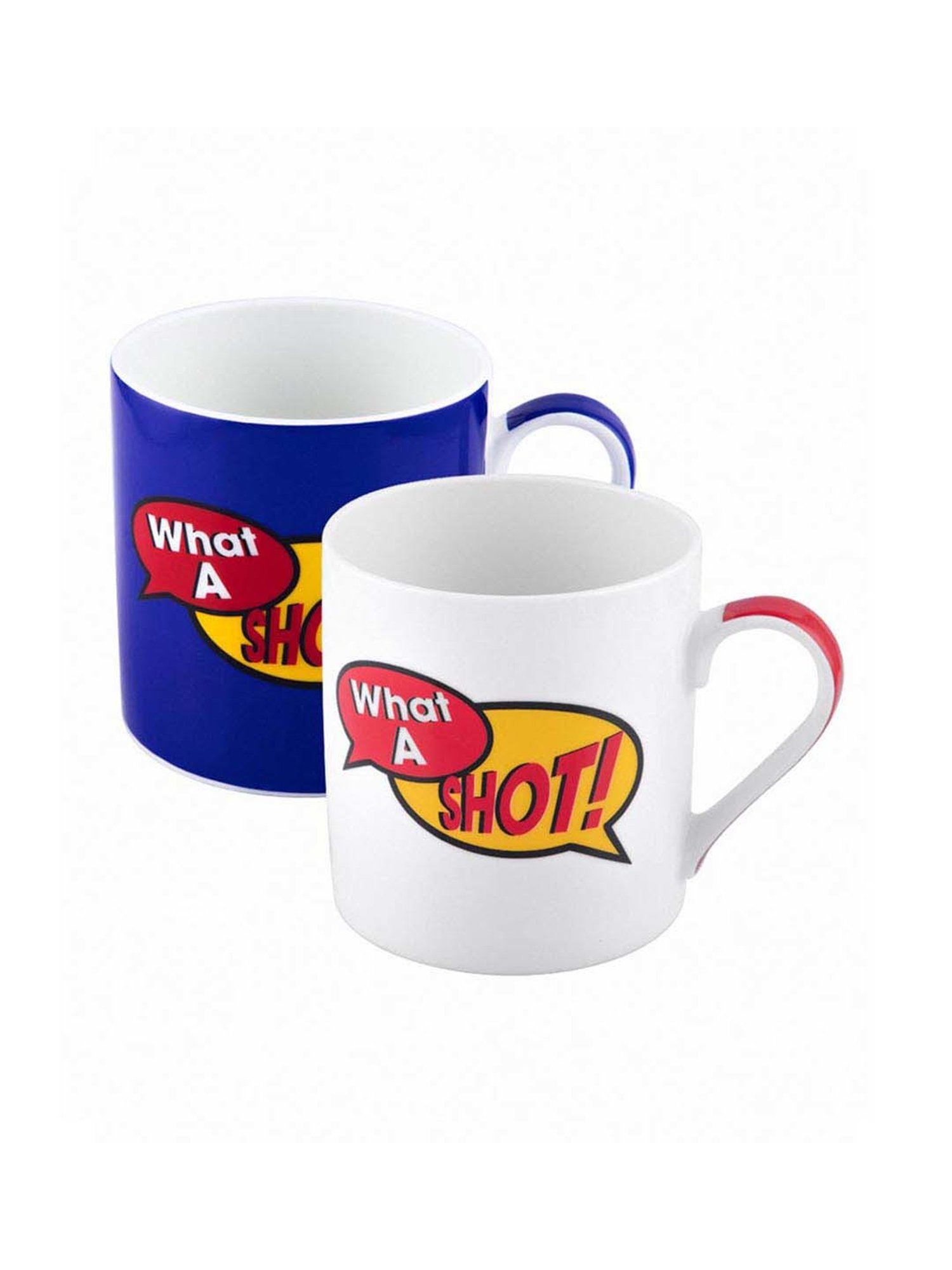 Goodhomes Multicolor Bone China Coffee Mugs (350 ml) - Set of 2