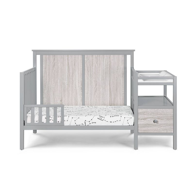 Suite Bebe Connelly Crib Combo - Gray/Rockport Gray
