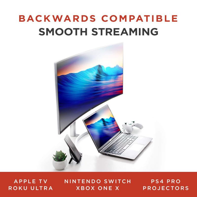 Buyer&rsquo;s Point Ultra High Speed HDMI 2.1 Cable CL3 Rated Dynamic HDR 1.8M(6ft) 8K 120Hz, 48Gbps, Dolby Vision, eARC, Compatible with Apple TV, Nintendo Switch, Roku, Xbox, PS4,(Black CL3 Pack, 10 Pac