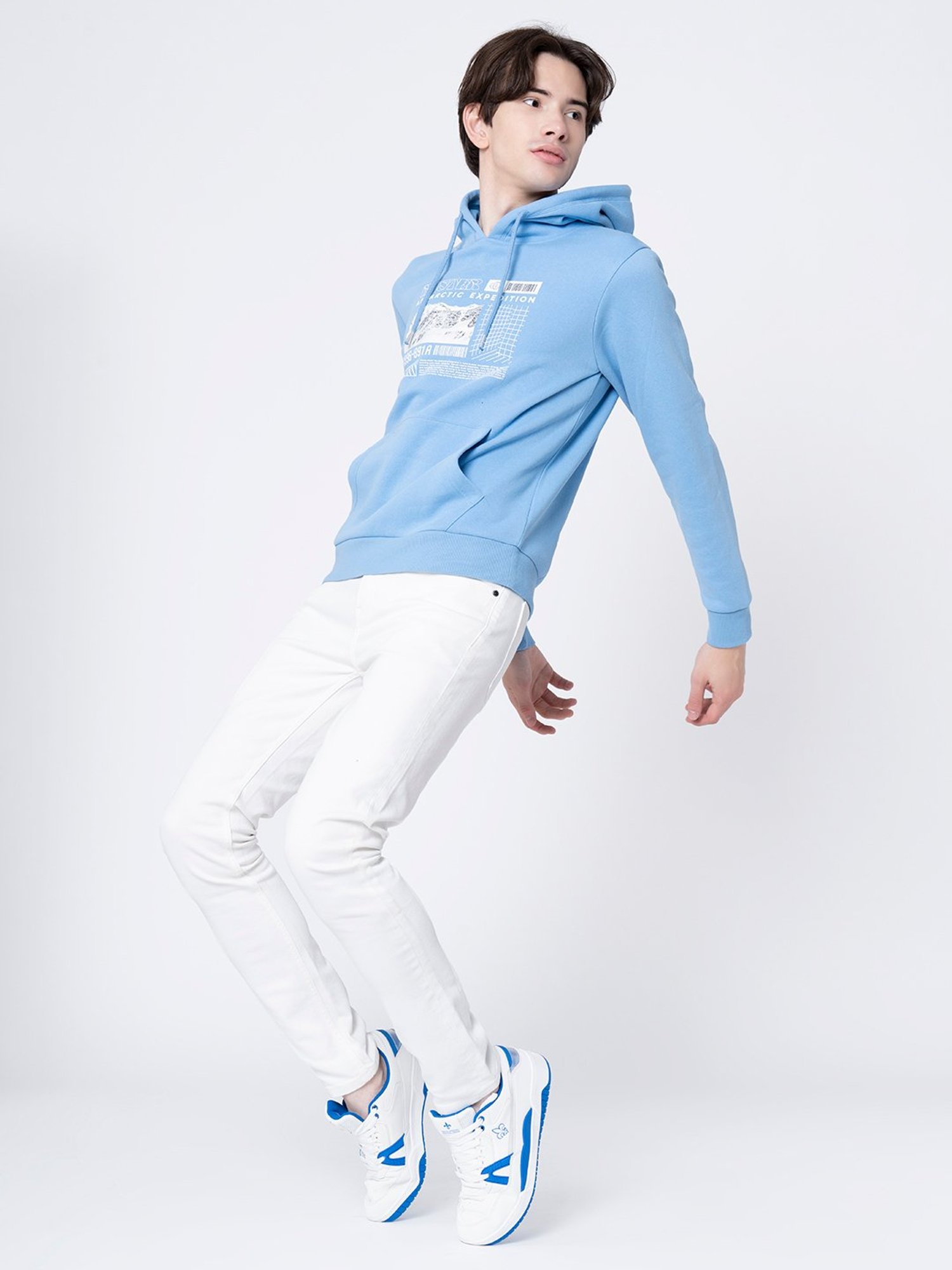 Red Tape Blue Hooded Sweatshirt
