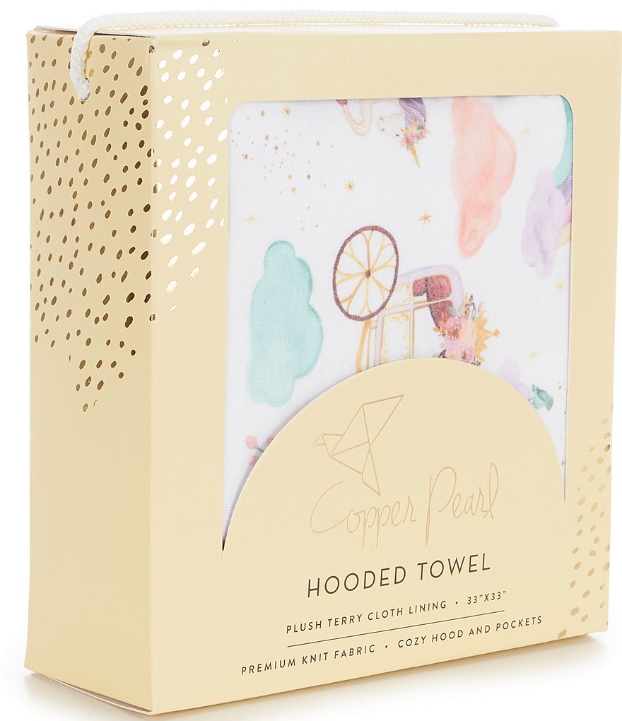 Copper Pearl Baby Girls Enchanted Hooded Towel