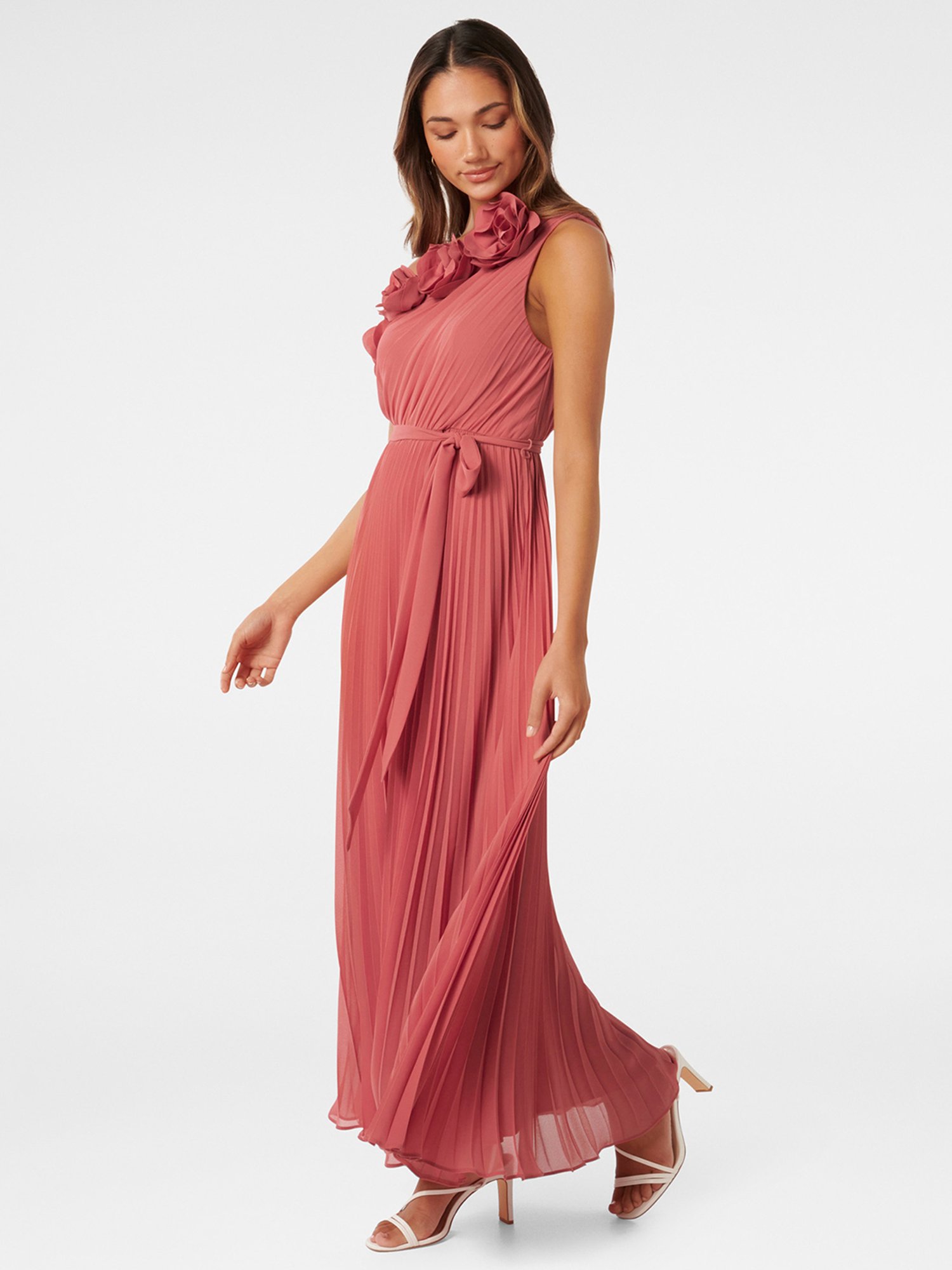 Forever New Everly Petite Pleated midi dress