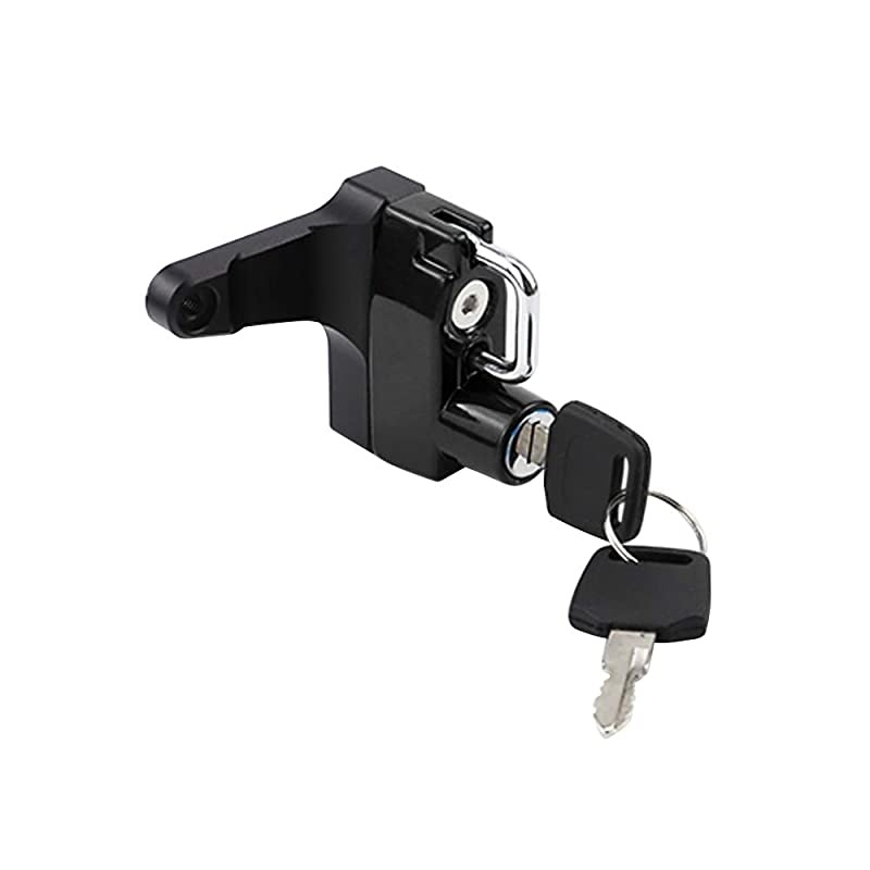 Motorcycle Helmet Lock Anti-Theft Helmet Security Lock for Ducati Monster 696/796 all years Montser 1100 2009-2010 (Non EVO model) -Black