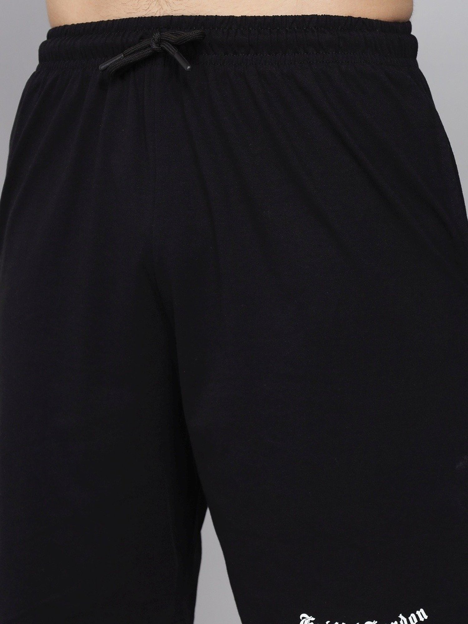 Griffel Black Cotton Loose Fit Co-Ord Set