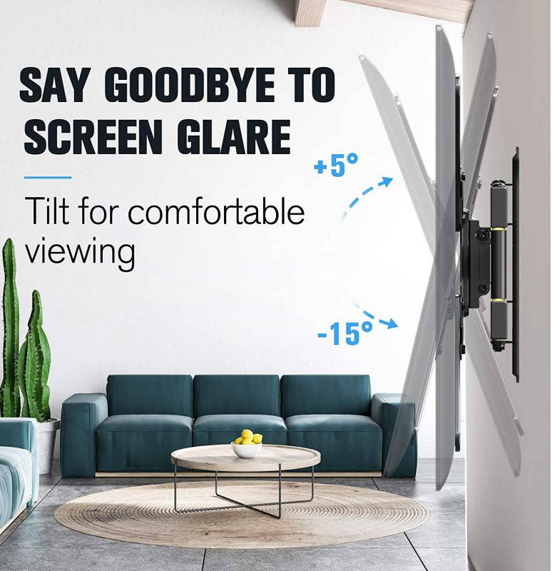 Mounting Dream Full Motion TV Wall Mount for 26"-55" TVs Strong Articulating TV Bracket