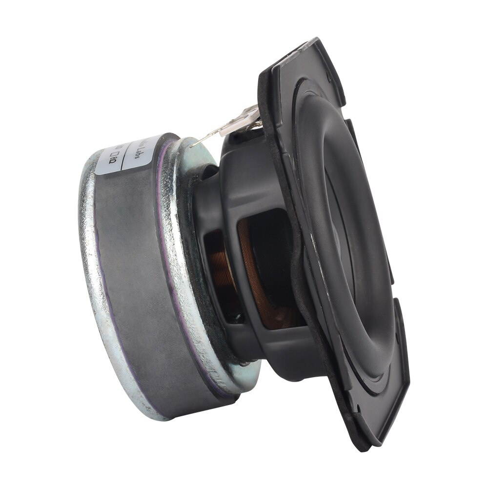 1Pcs 3.5 Mid-woofer Speaker Rubber Edge Long Stroke Bass Audio Speaker 2 Ohm 30W HiFi Home Theater Loudspeaker