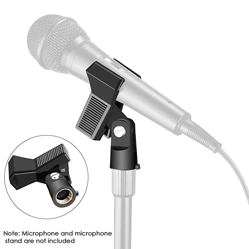 Mini Desktop Microphone Tripod Stand (Mic Clip)