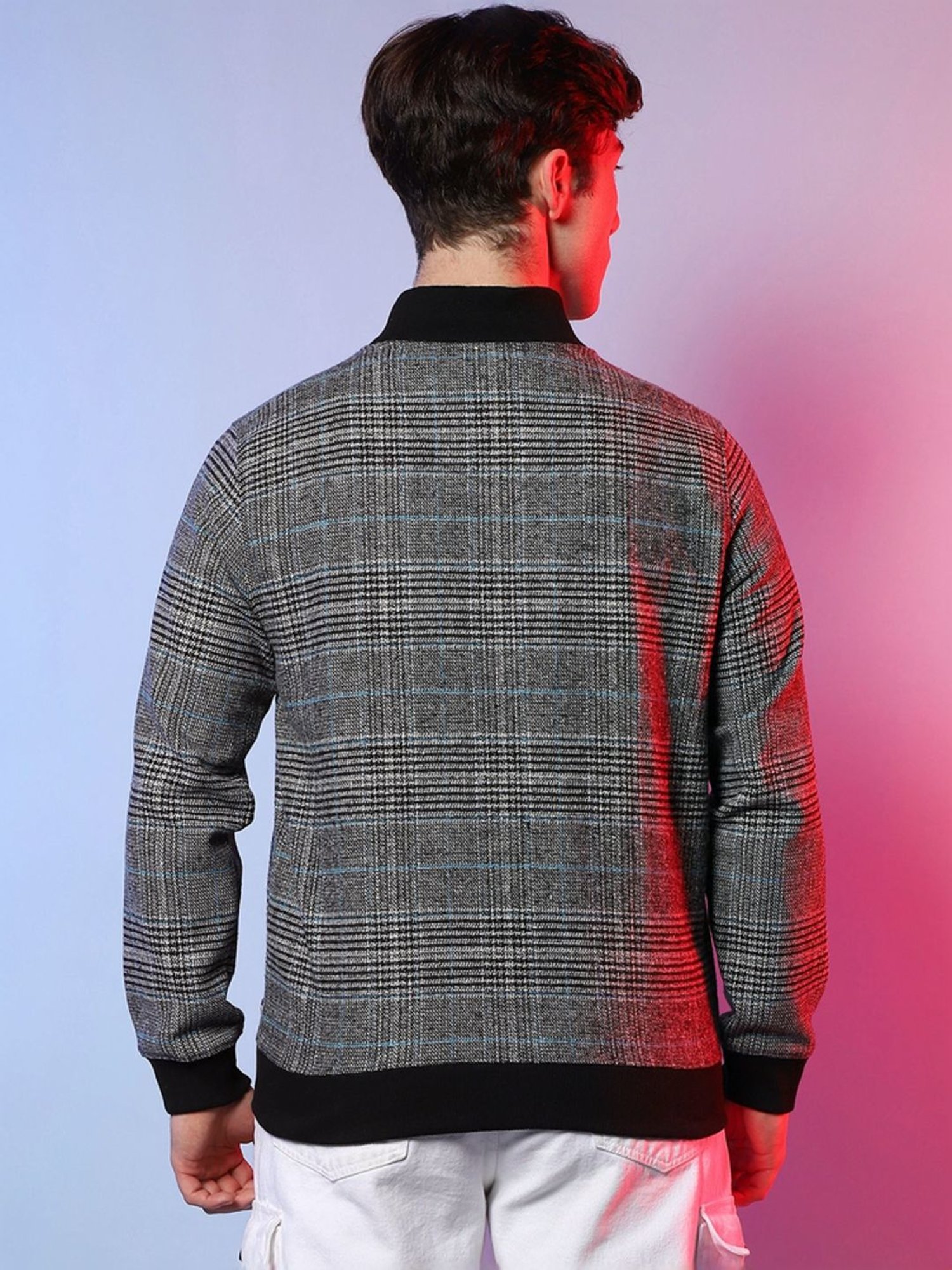 Hummel Blue Regular Fit Solid Jacket