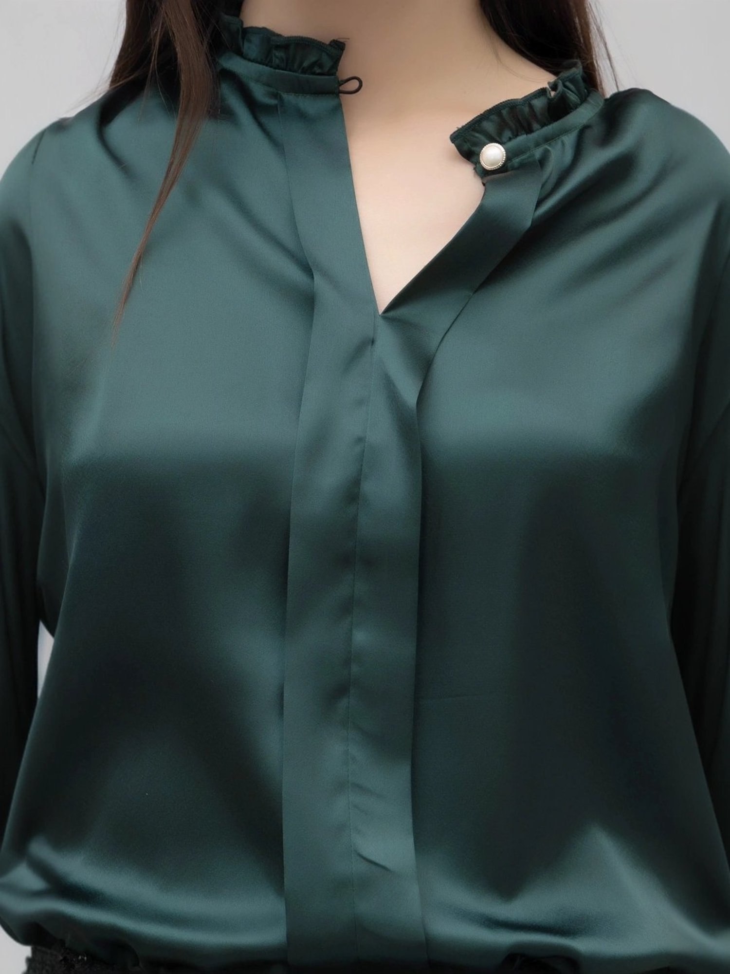 PURYS Green Regular Fit Top