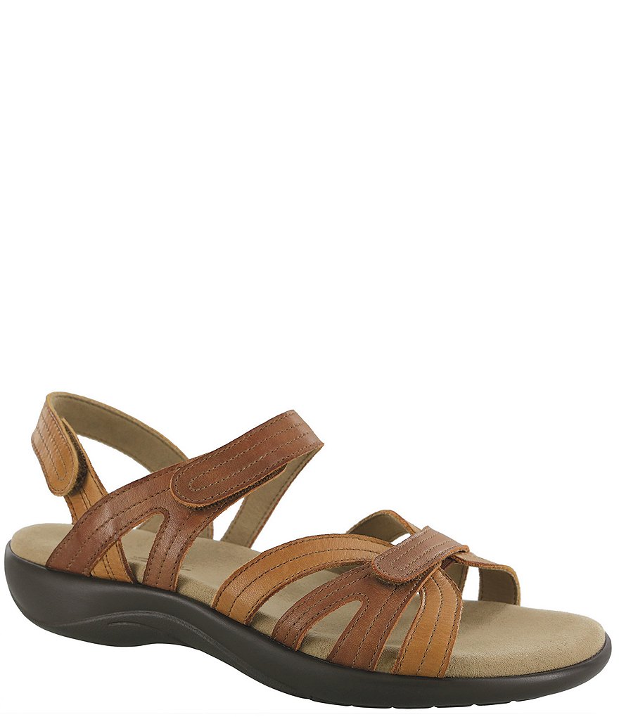 SAS Pier Leather Heel Strap Sandals