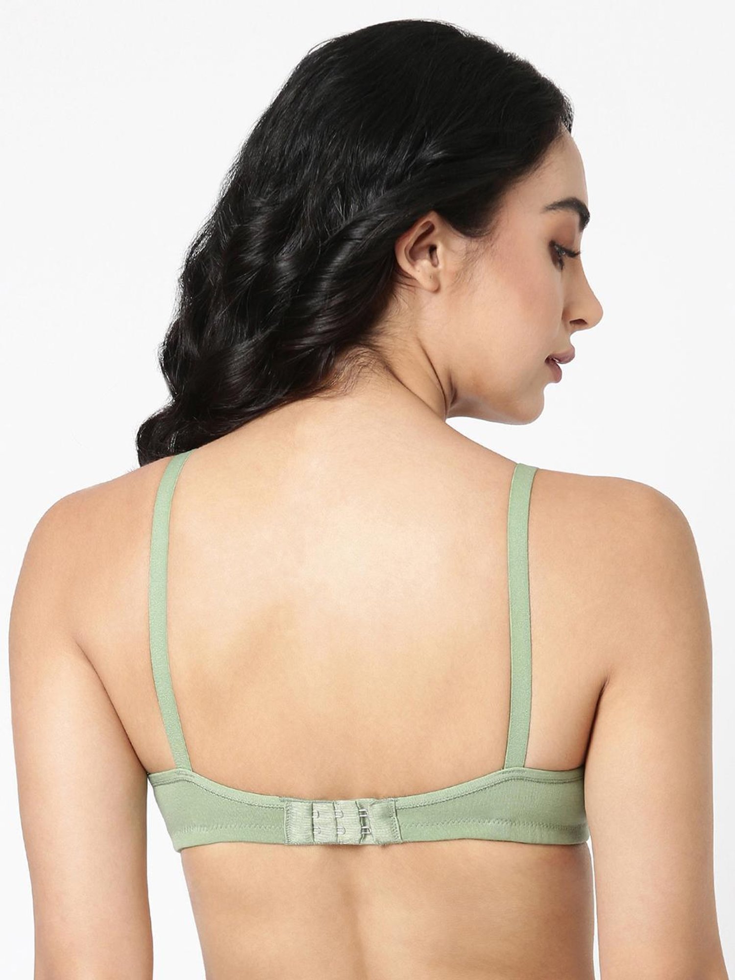 BLOSSOM Light Green Full Coverage T-Shirt Bra