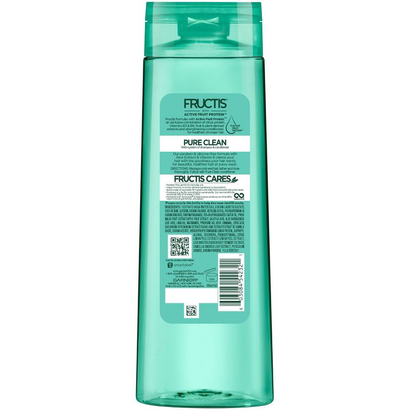 Garnier Fructis Pure Clean Aloe Extract Fortifying Shampoo - 22 fl oz