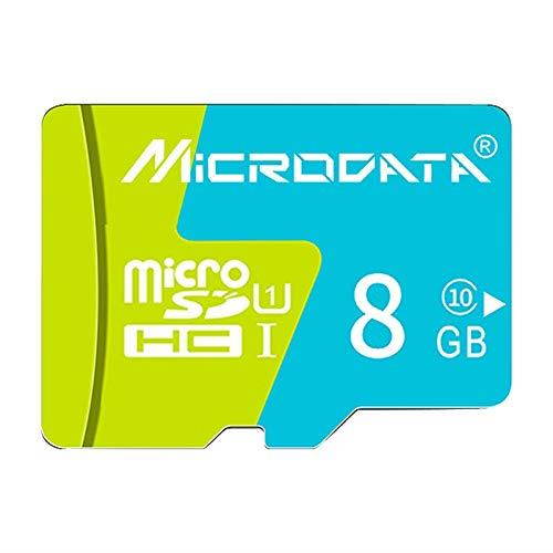 Alice Zeng 8GB U1 Blue and Green TF (Micro SD) Memory Card