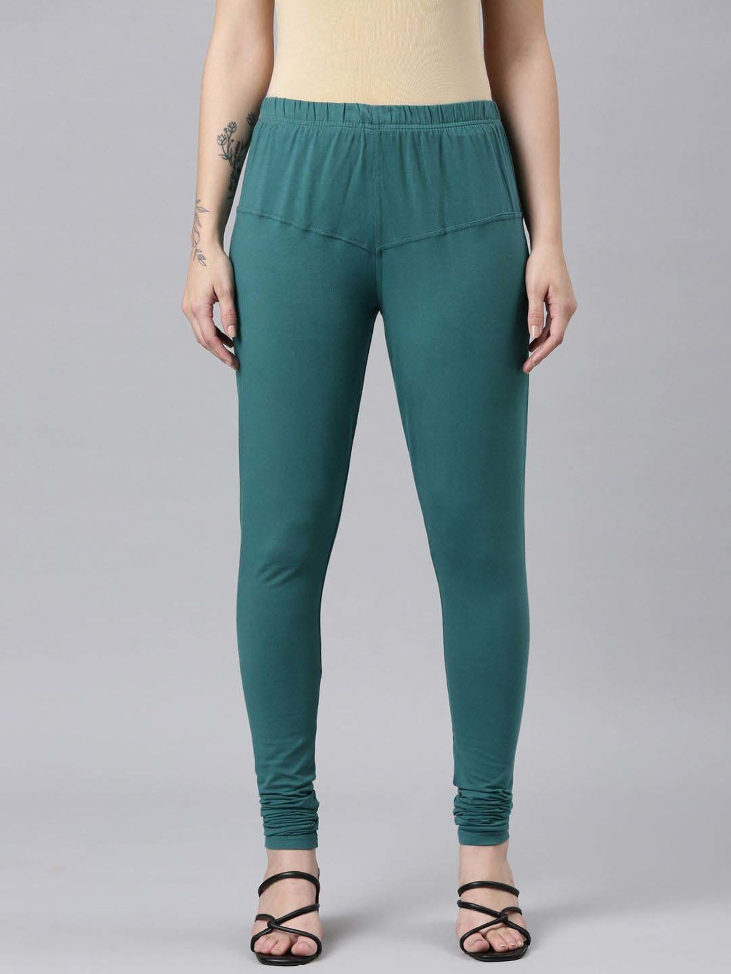 Dixcy Slimz Green Skinny Fit Leggings